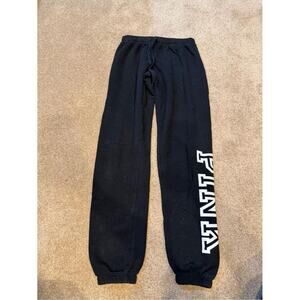 Victoria's Secret PINK Classic Black Logo Joggers Size XS